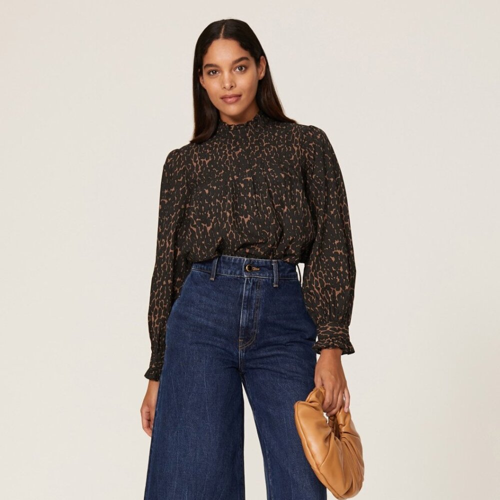 Ariana Leopard Print Top